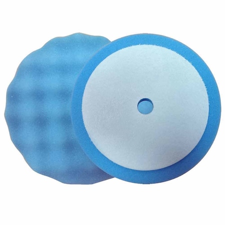 Superior Pads And Abrasives 8 Inch Buffing Foam Pad for Polishing (Blue) PPB08